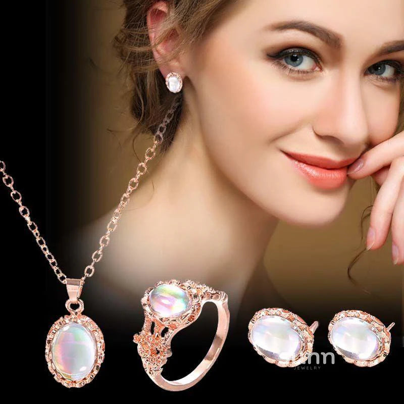 Calani Dainty Crystal Jewelry Set