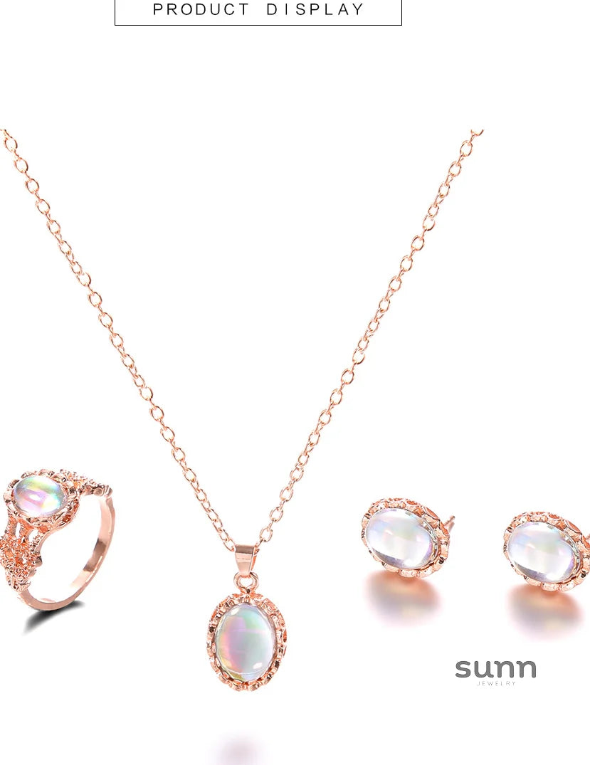 Calani Dainty Crystal Jewelry Set