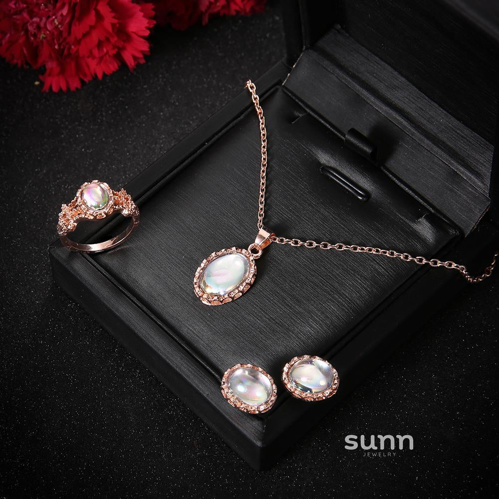 Calani Dainty Crystal Jewelry Set