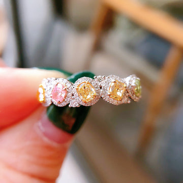 Calee Gemstone Row Ring [4M63RAKP]