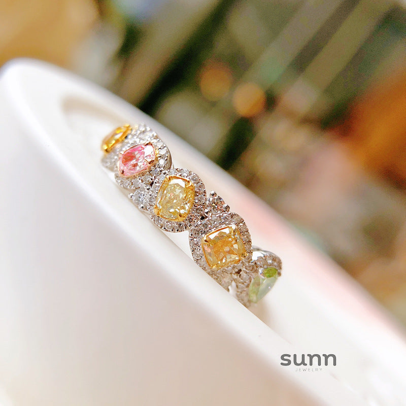 Calee Gemstone Row Ring [4M63RAKP]