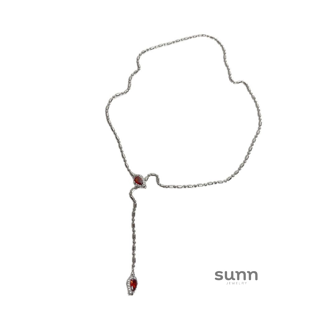 Caleigh Serpent Charm Necklace [VM3AMKJ7]