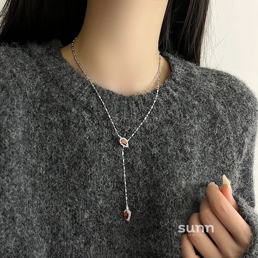 Caleigh Serpent Charm Necklace [KB47JOUO]