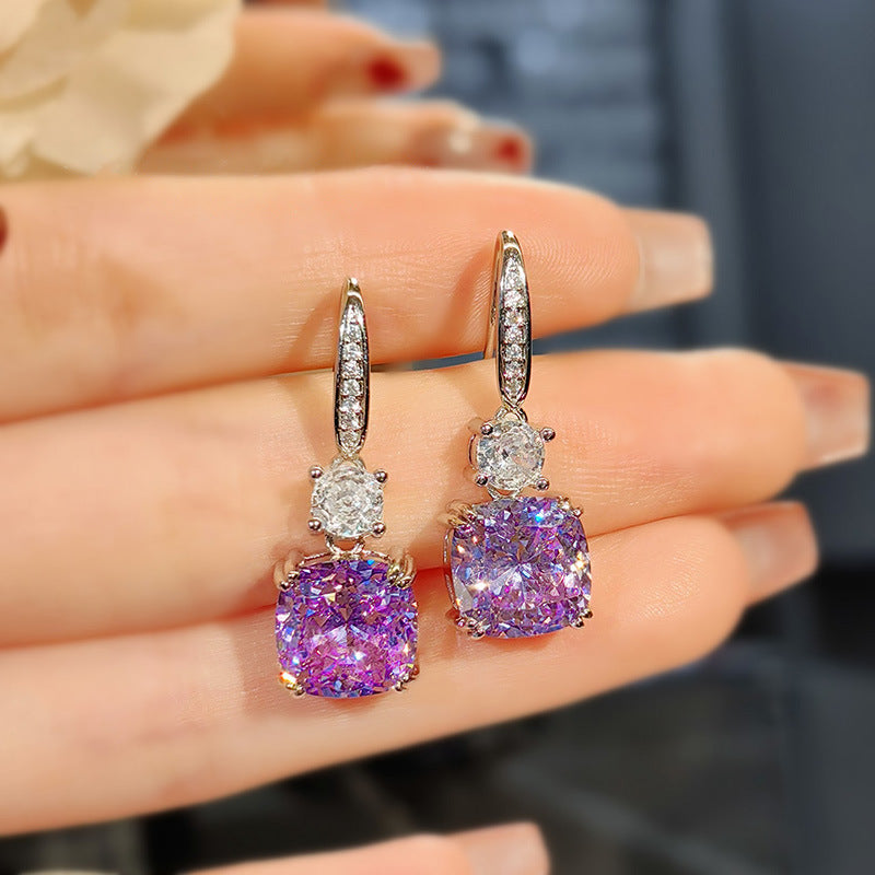 Calianna Ice Flower Drop Earrings [BDU27DP4]