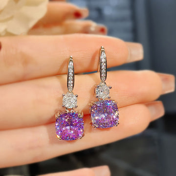 Calianna Ice Flower Drop Earrings [BDU27DP4]