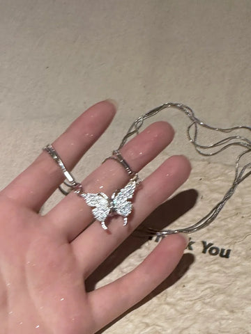 Calianna Sparkle Butterfly Choker
