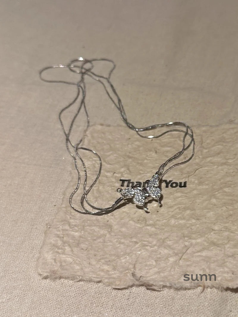 Calianna Sparkle Butterfly Choker