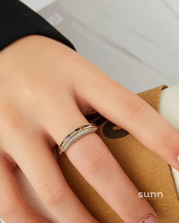 Callie Color-Block Stacking Ring [M6OUQNMO]