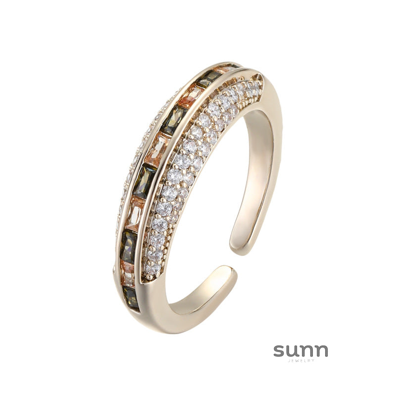 Callie Color-Block Stacking Ring [RP2QHV90]