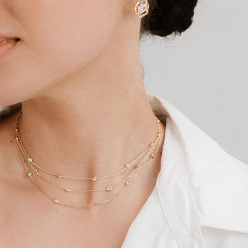 Callie Layered Zircon Necklace [UKWQWKD0]