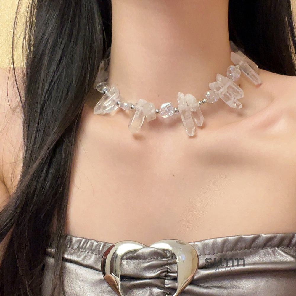 Calliope Icicle Crystal Necklace