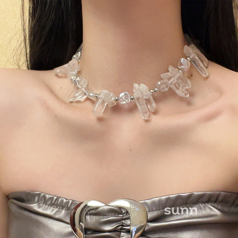 Calliope Icicle Crystal Necklace