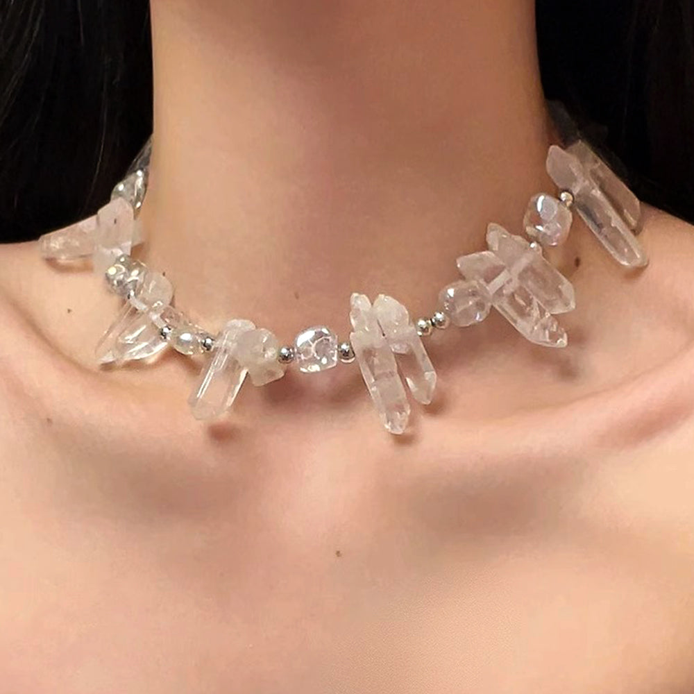 Calliope Icicle Crystal Necklace