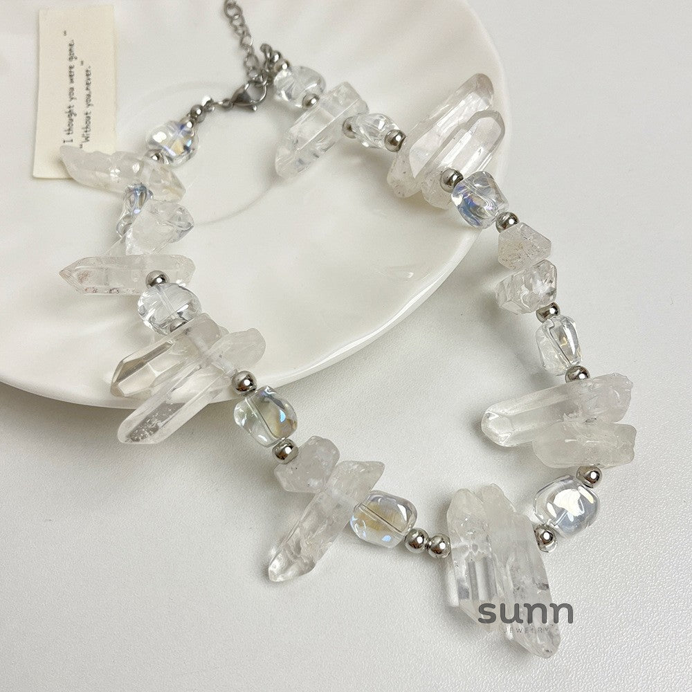 Calliope Icicle Crystal Necklace
