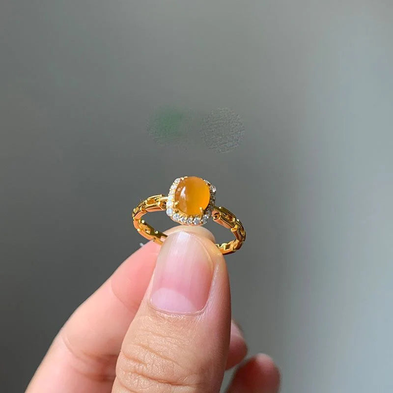 Callista Golden Square Ring