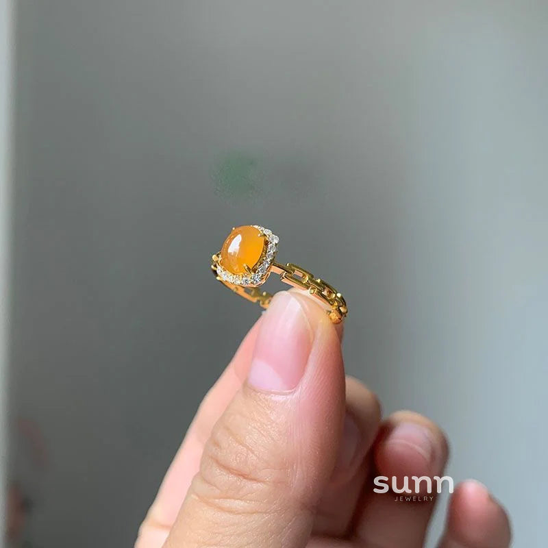 Callista Golden Square Ring