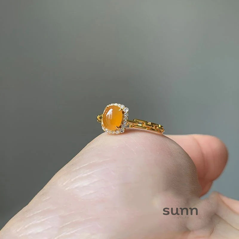 Callista Golden Square Ring
