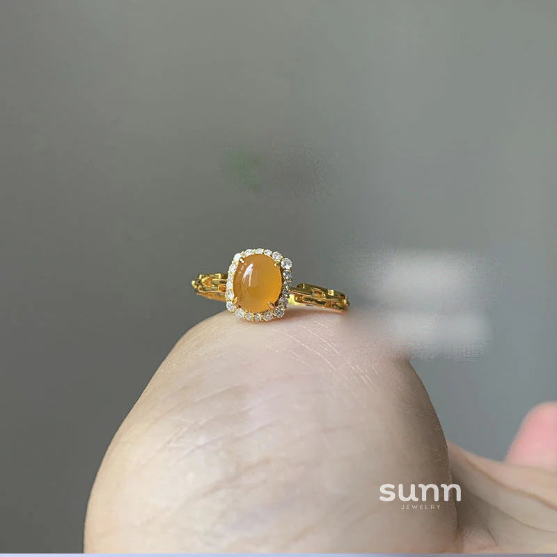 Callista Golden Square Ring