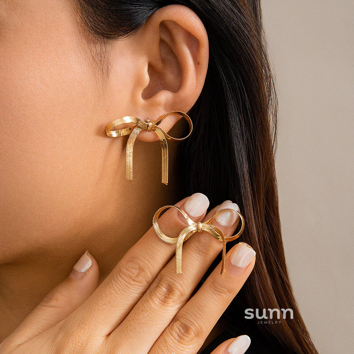Callyn Bow Butterfly Earrings