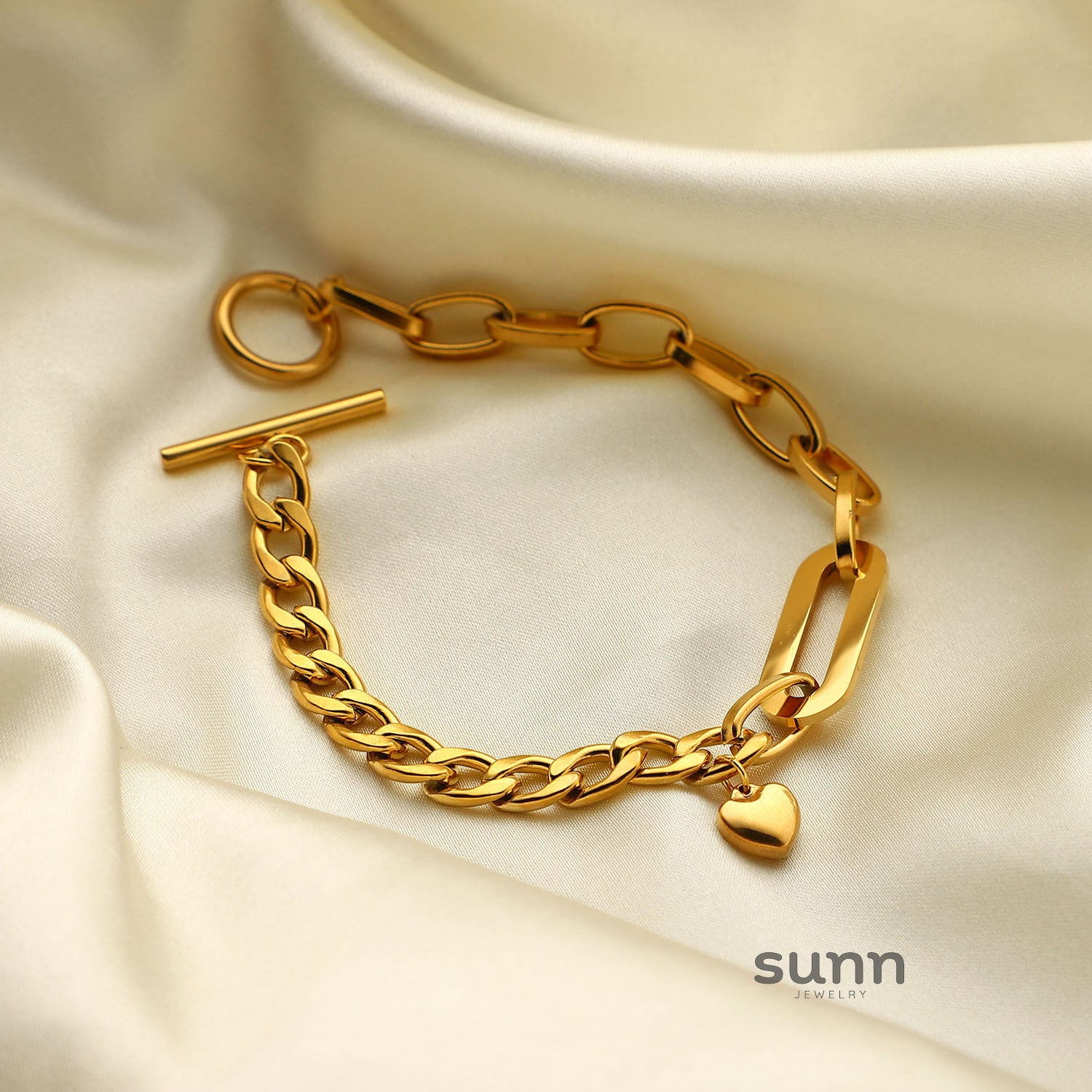 Cambria Gold Link Bracelet [CH6WFRQN]