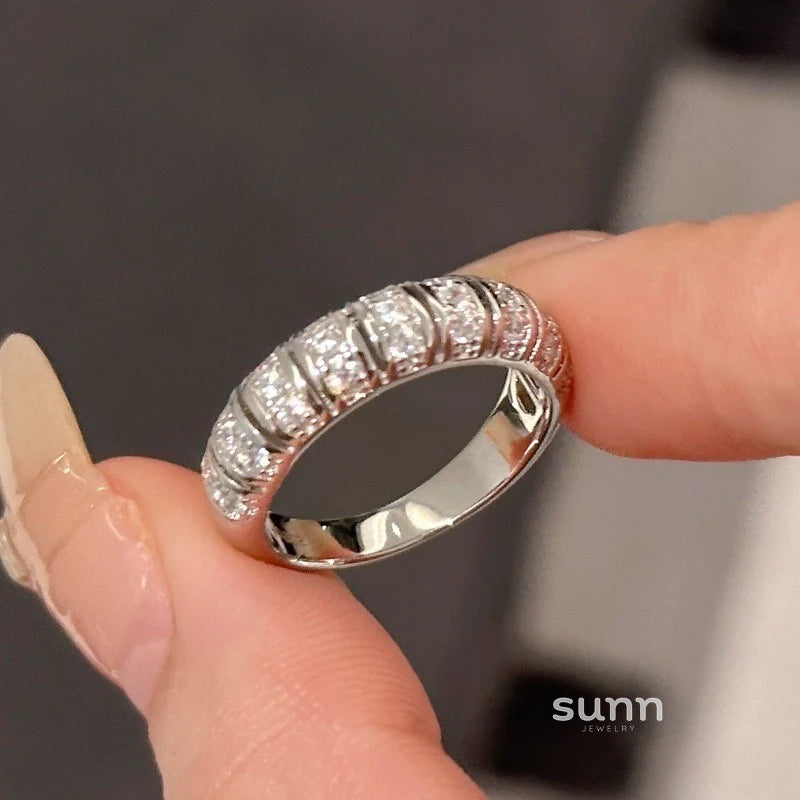 Cambry Curved Pave Ring