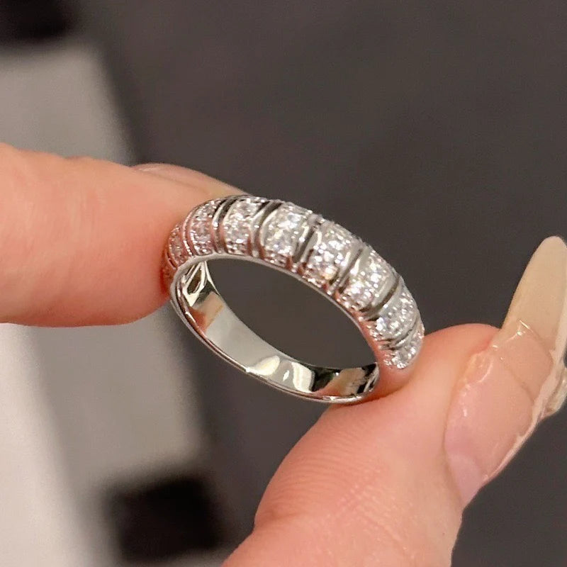 Cambry Curved Pave Ring