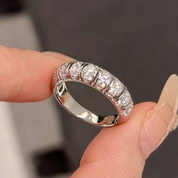 Cambry Curved Pave Ring