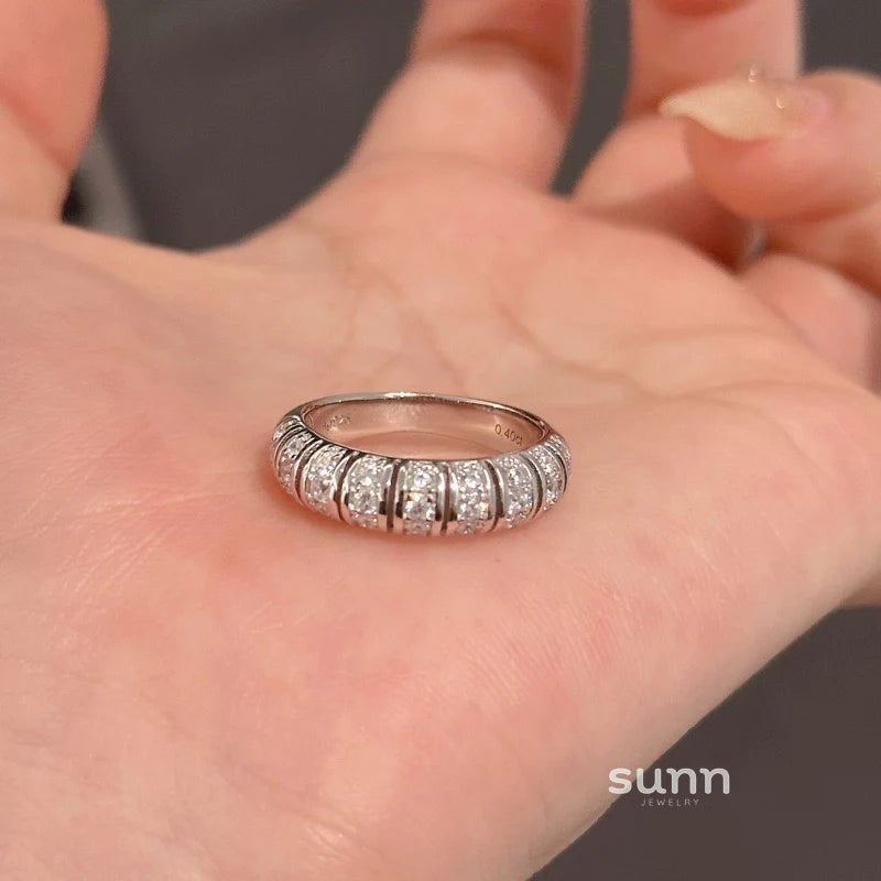 Cambry Curved Pave Ring