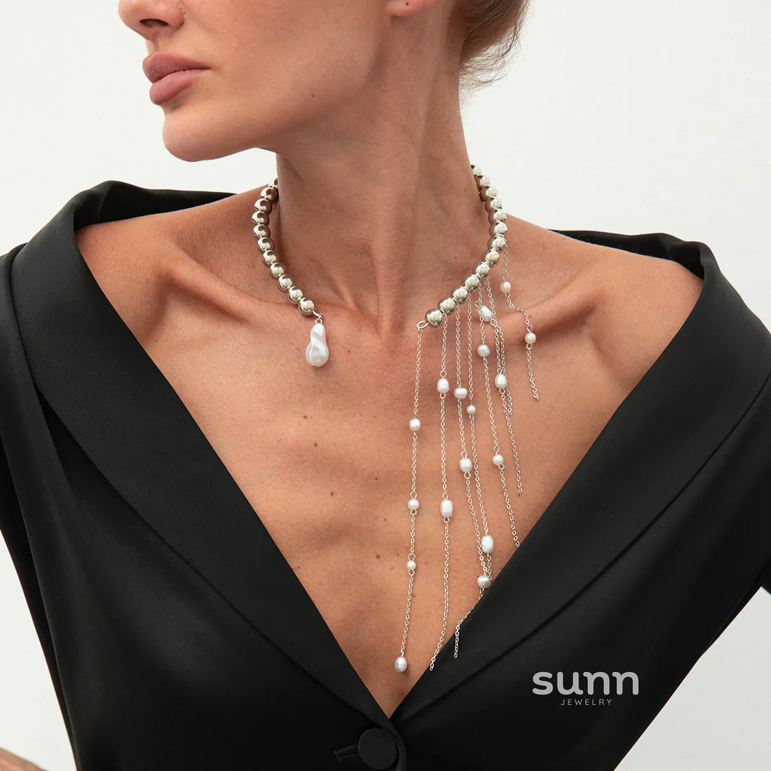 Camden Pearl Statement Necklace