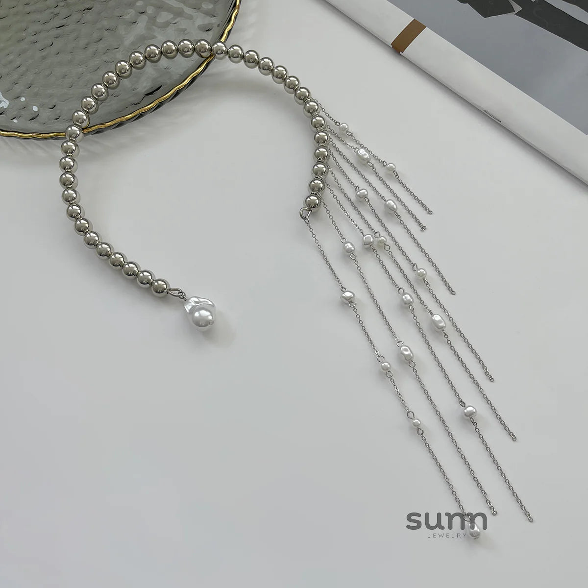 Camden Pearl Statement Necklace