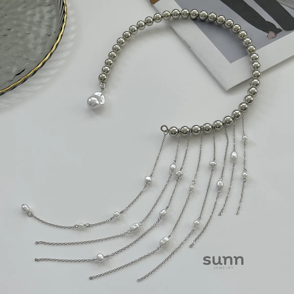 Camden Pearl Statement Necklace