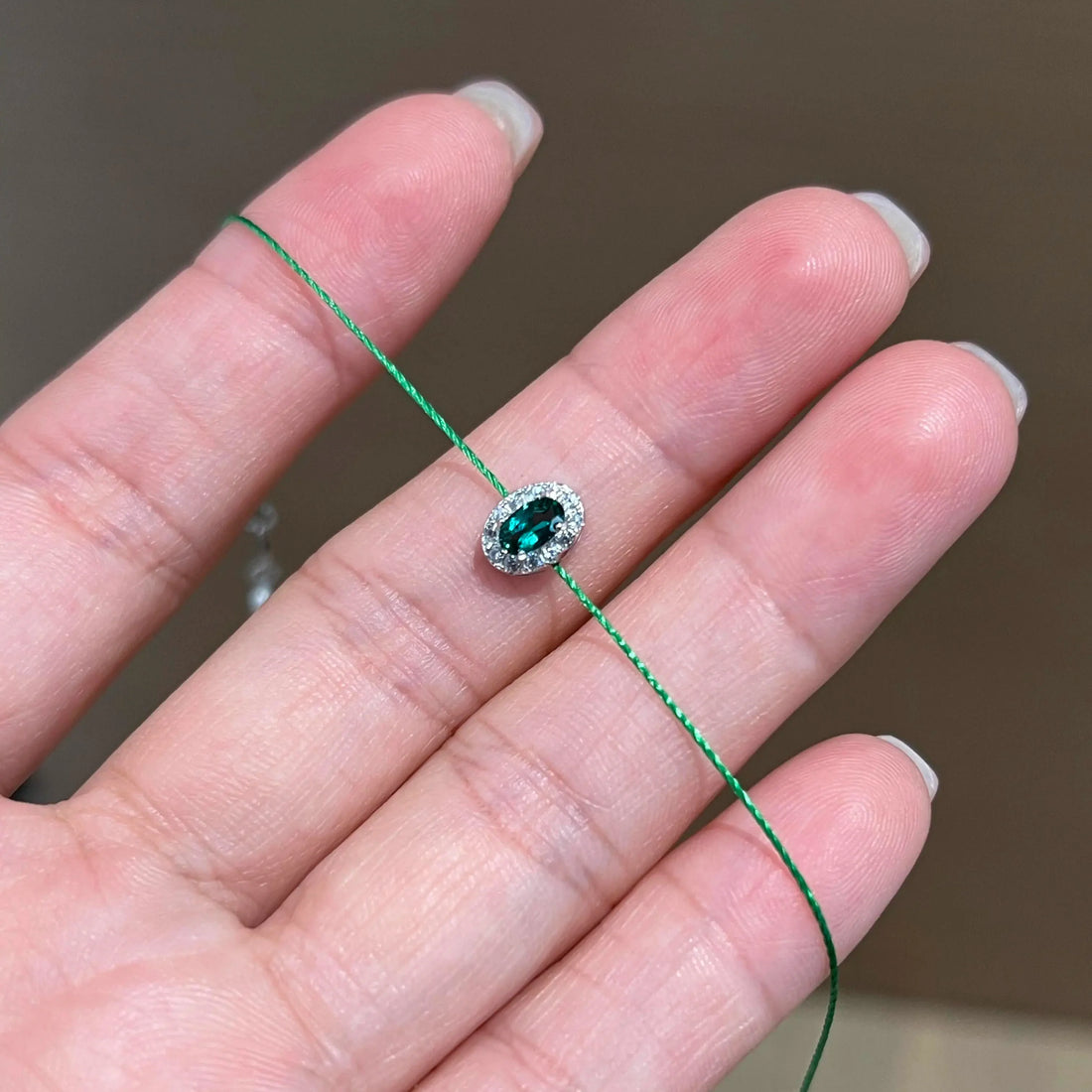 Campbell Emerald Woven Bracelet