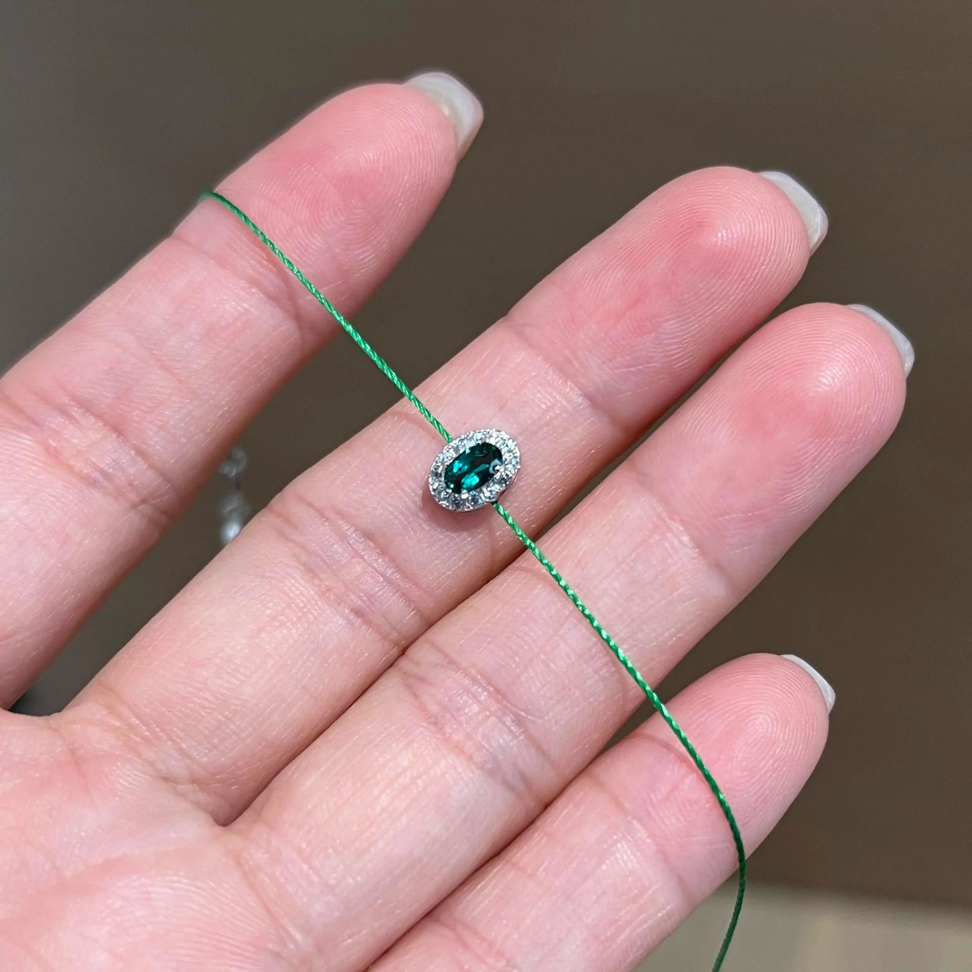 Campbell Emerald Woven Bracelet