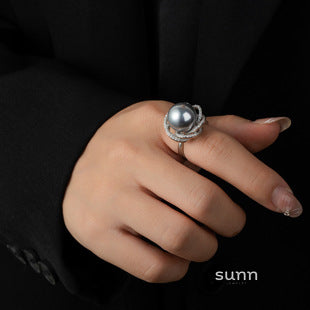 Camryn Adjustable Pearl Ring [97GJHI86]