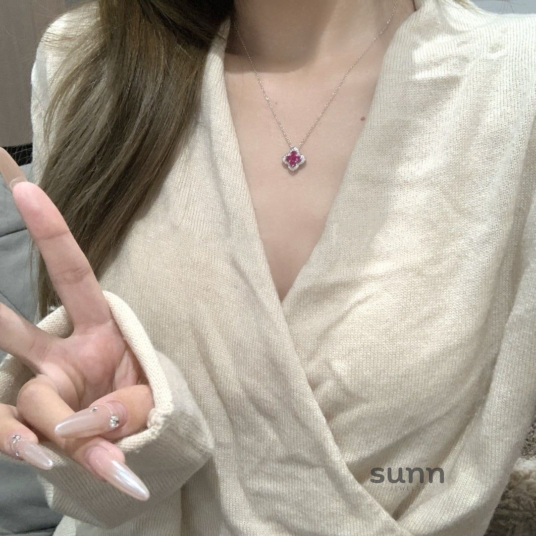 Camryn Delicate Clover Necklace [CONFDXX1]