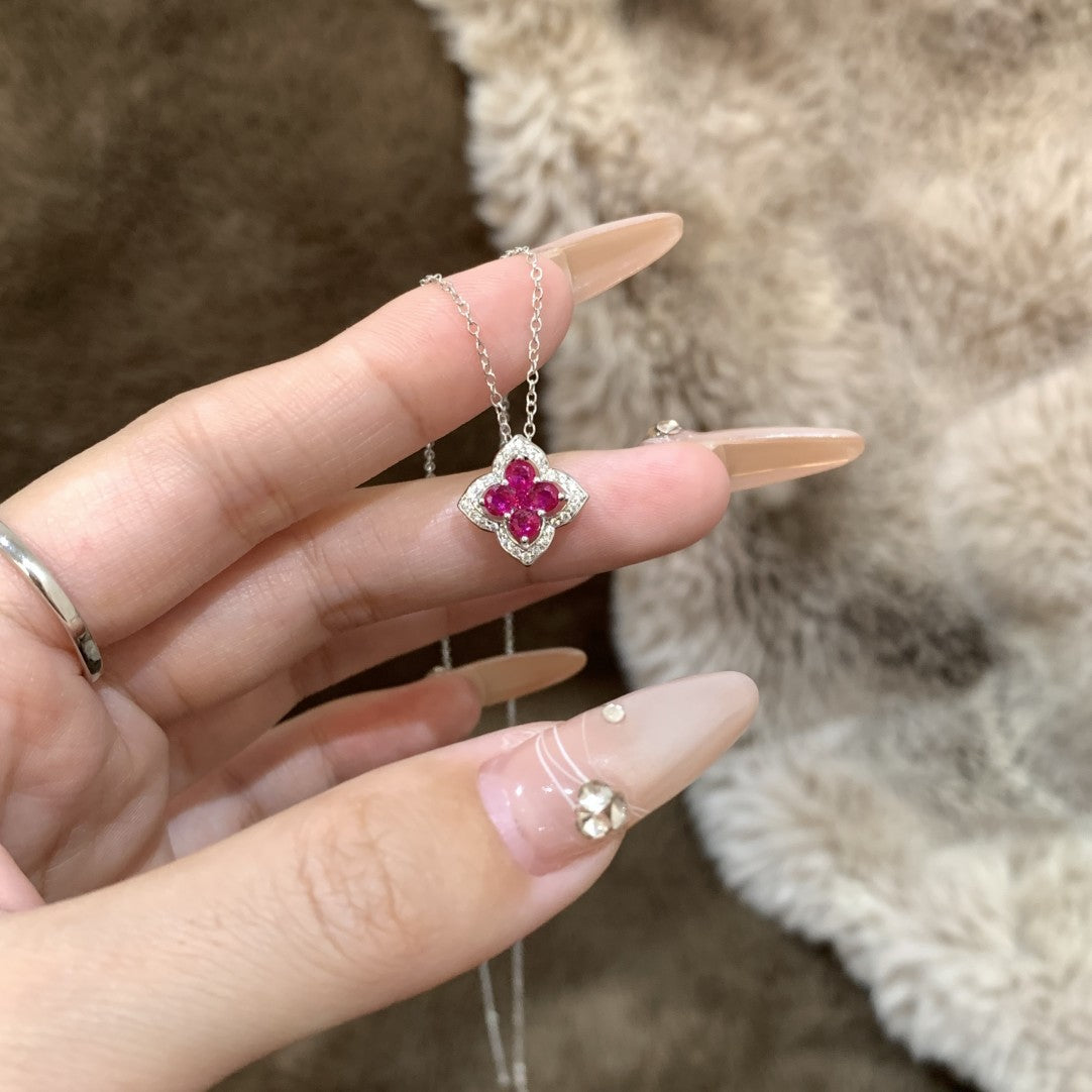Camryn Delicate Clover Necklace [EZF68APS]