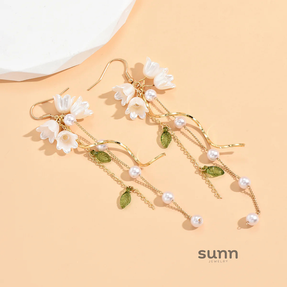 Camryn Floral Tassel Earrings