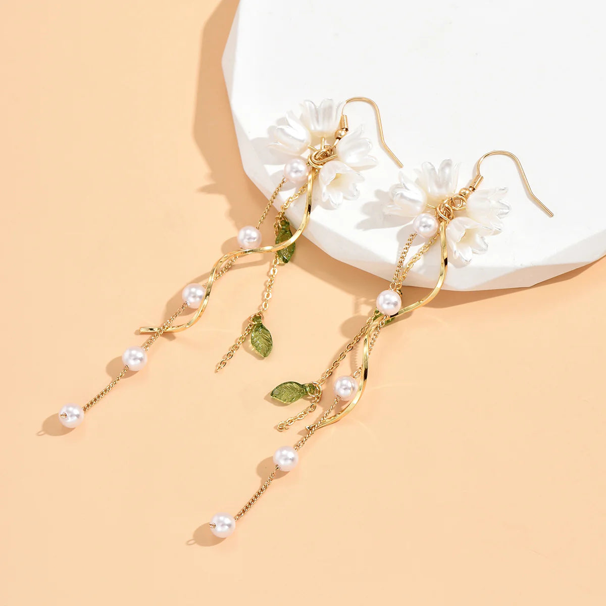Camryn Floral Tassel Earrings