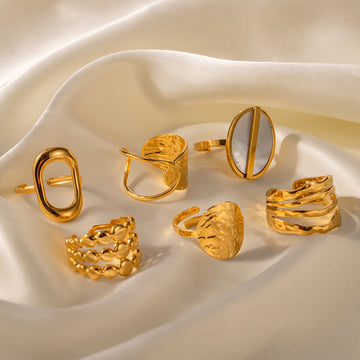 Camryn Irregular Gemstone Ring [WVN9O9AW]