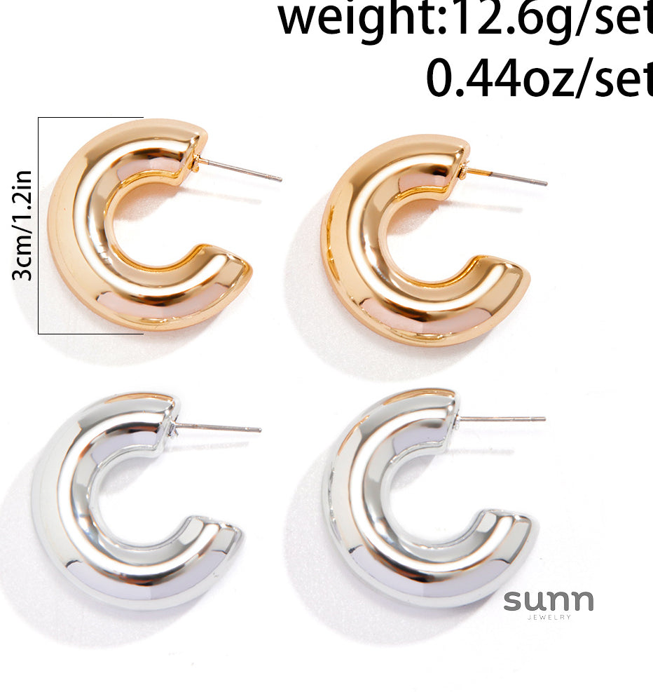 Cana Metallic Earring Sets [X11IPOOD]