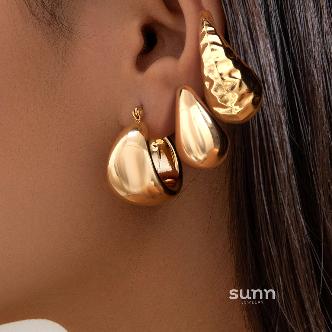 Cana Metallic Earring Sets [PBXWD9T1]