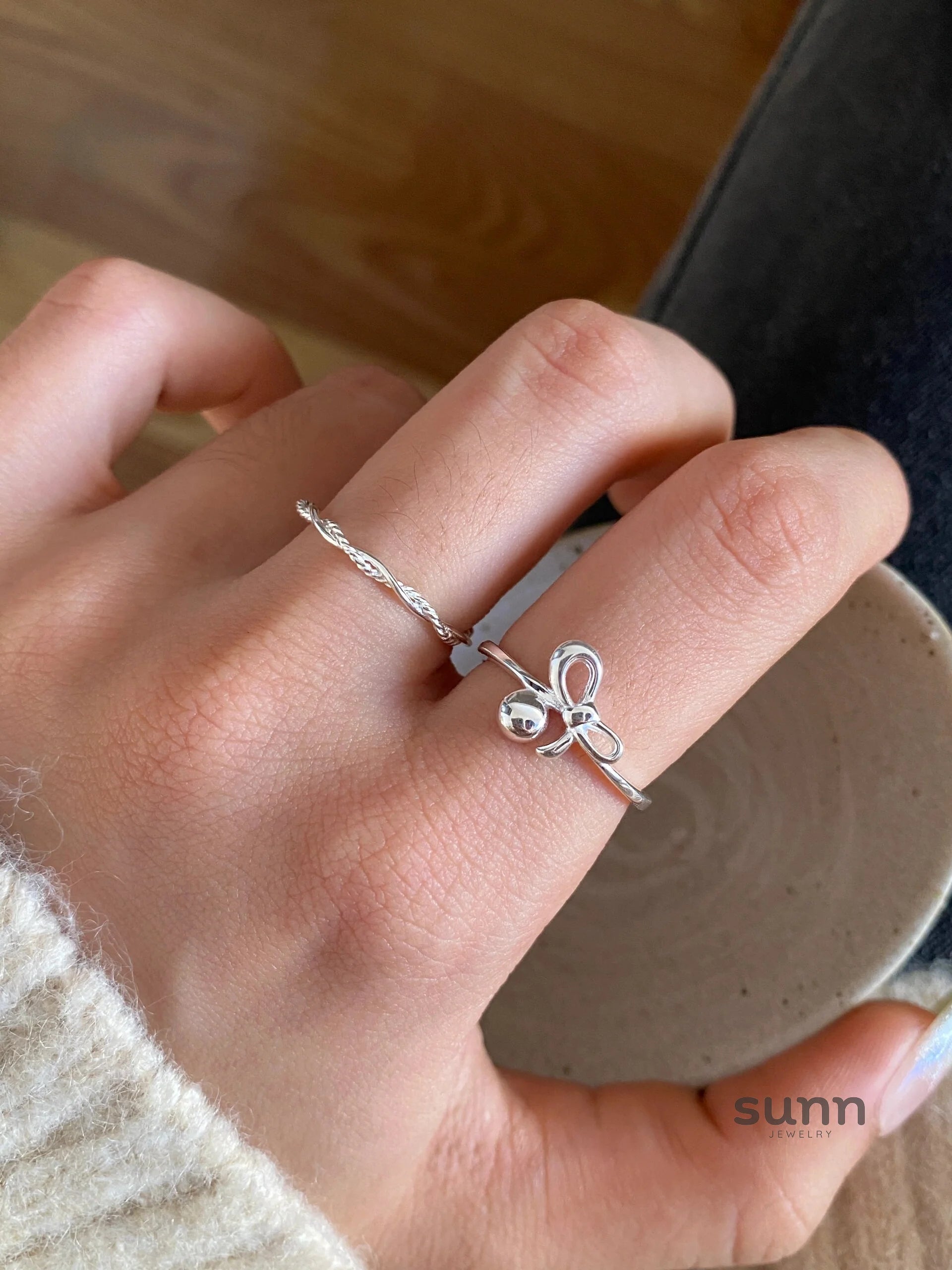 Candice Braided Sterling Ring