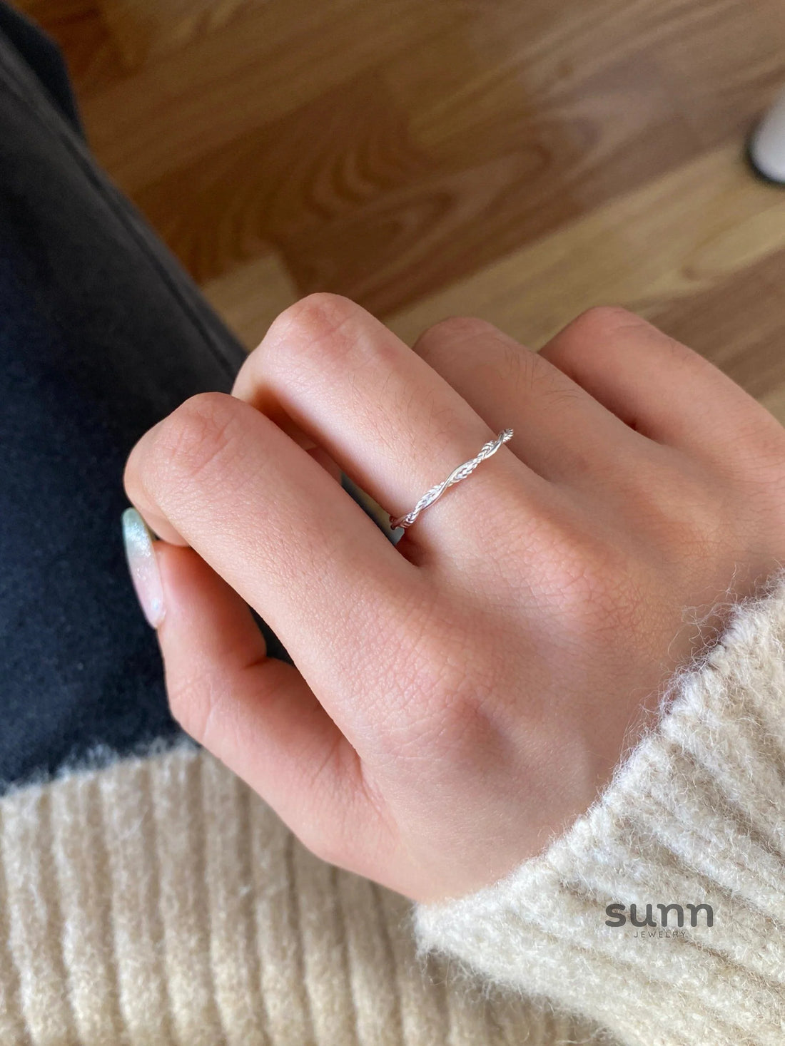 Candice Braided Sterling Ring