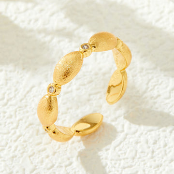Carina Brushed Oval Ring [QY7FEBMJ]