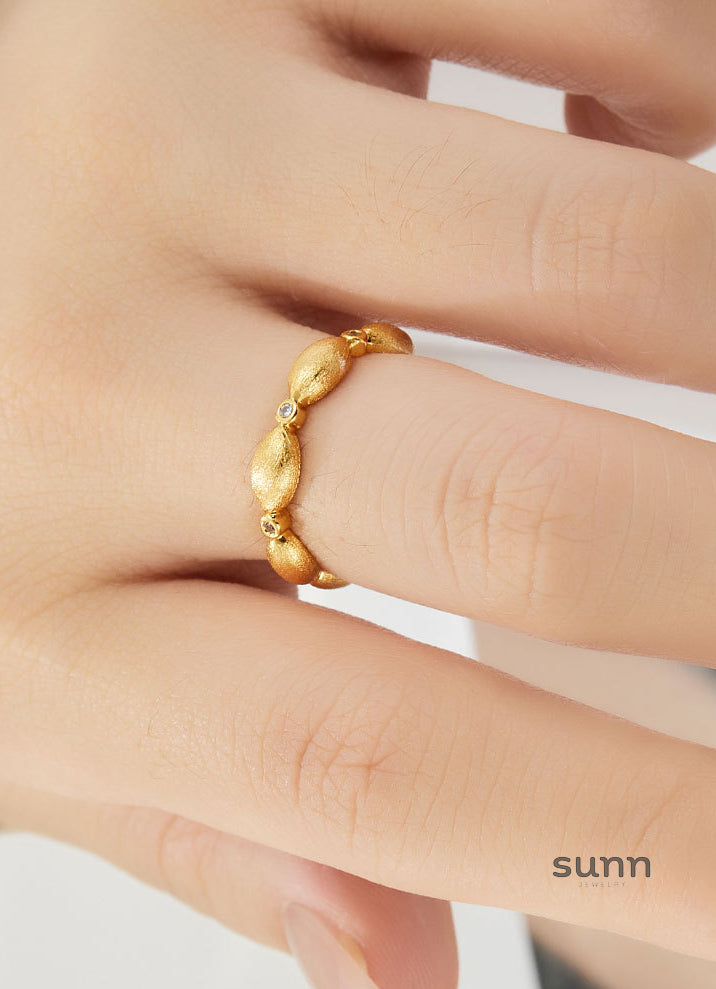 Carina Brushed Oval Ring [ZF1Y49UF]