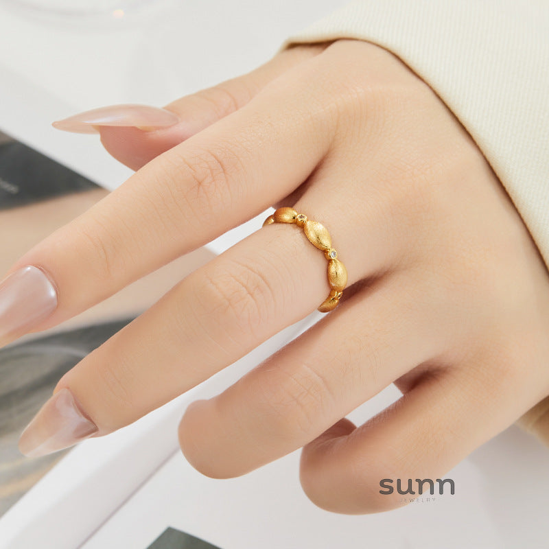 Carina Brushed Oval Ring [QY7FEBMJ]