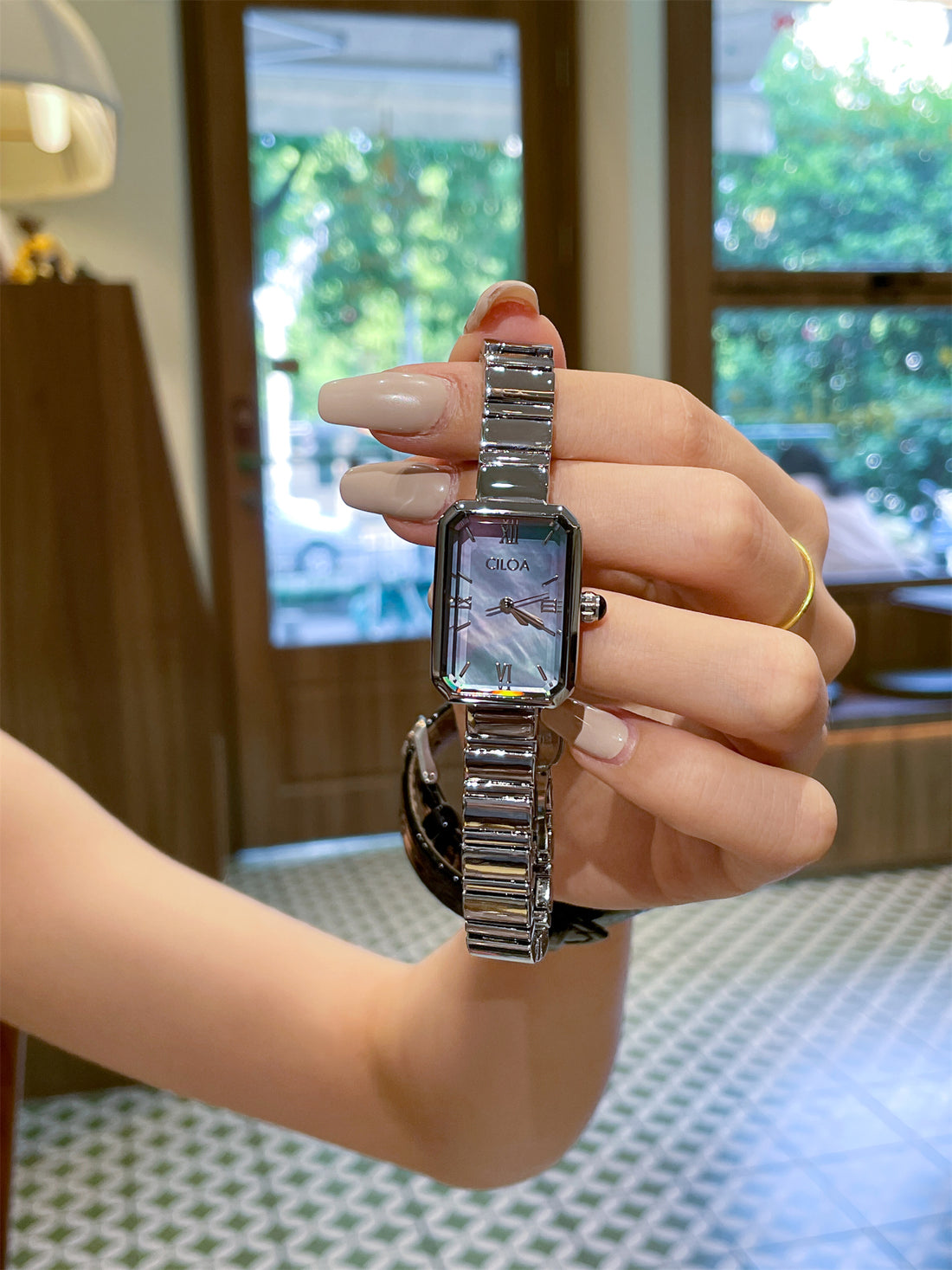 Carissa Blue Pearl Watch