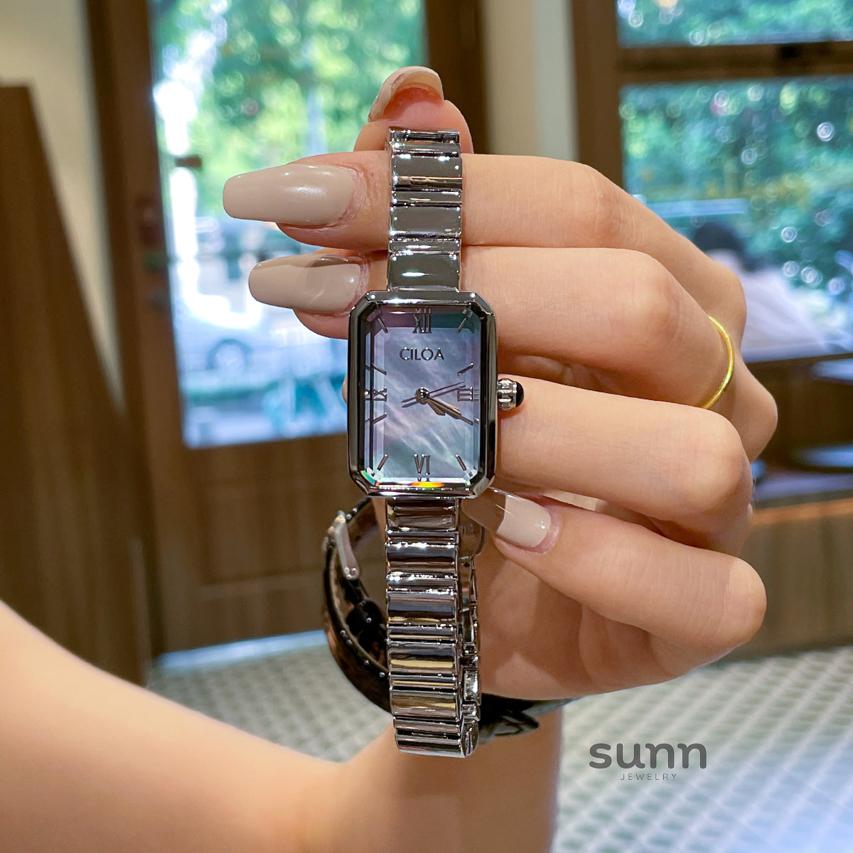 Carissa Blue Pearl Watch