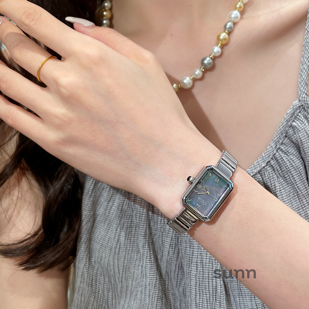 Carissa Blue Pearl Watch