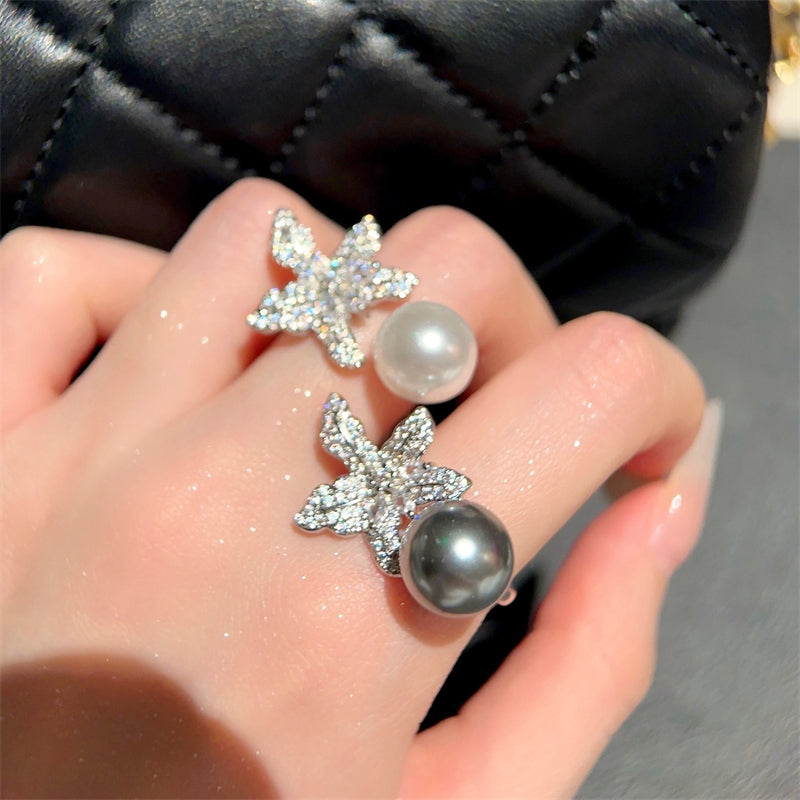 Carlee Ocean Pearl Ring [IDTPOUX6]